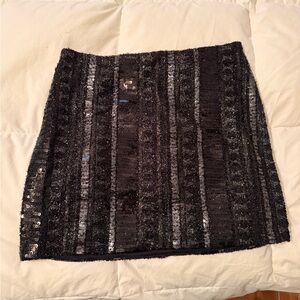 Sparkly Express Mini Skirt